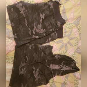 Jogging pants and hoodie set plus size